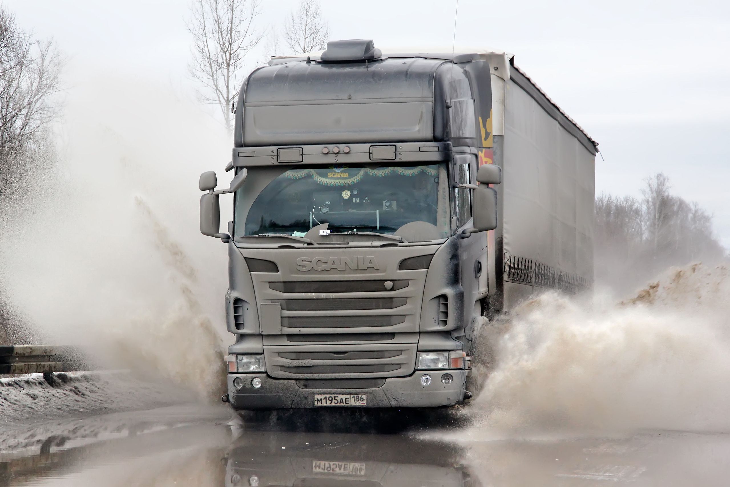 Common Causes of Paint Damage on Commercial Trucks